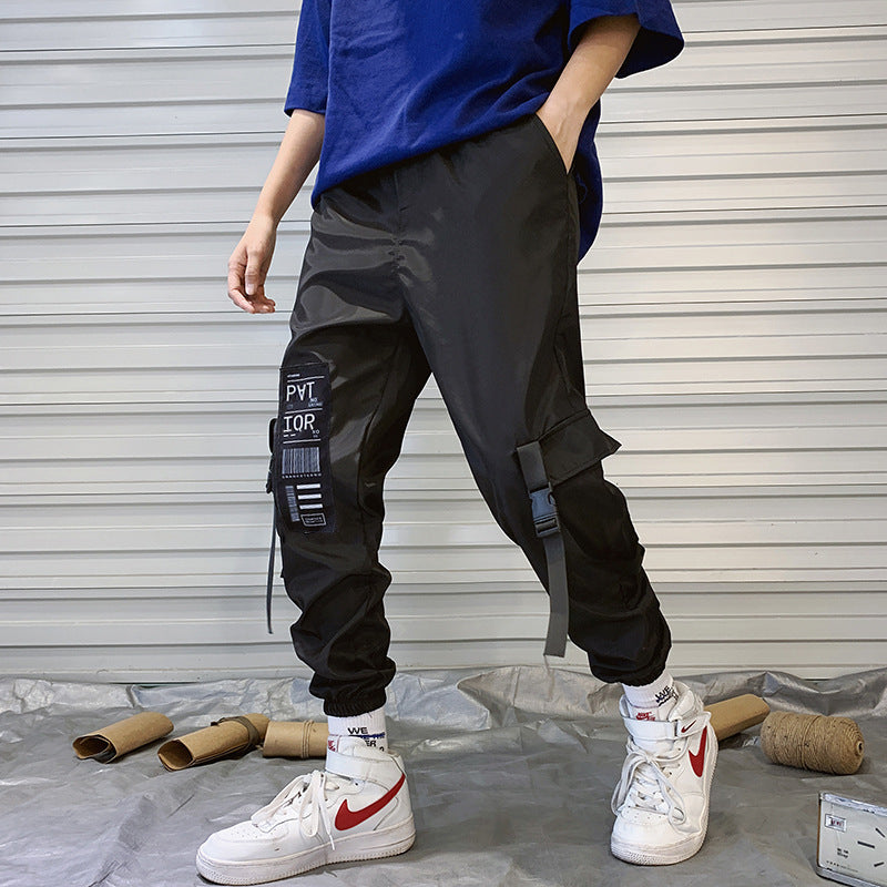 Streetwear Hip hop Joggers Pants Men Loose Harem Pants