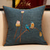 Chinese Embroidered Throw Pillow Sofa Cover Pillow Without Core - Minihomy