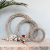 Christmas Vine Wreath Wicker Rattan Crafts Flower Arrangement Garland