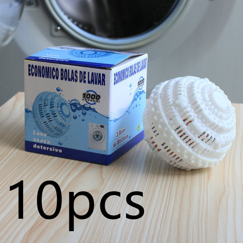 Reusable Eco Natural Magic Laundry Ball No Detergent Wash Wizard Style Washing Machine Plastic Balls