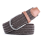 Woven Elastic Buckle  Belt