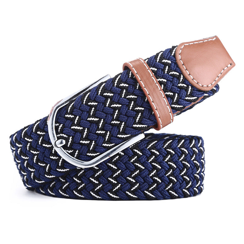 Woven Elastic Buckle  Belt