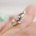 Simulation Moissanite Dove Egg Diamond Ring Female Ring