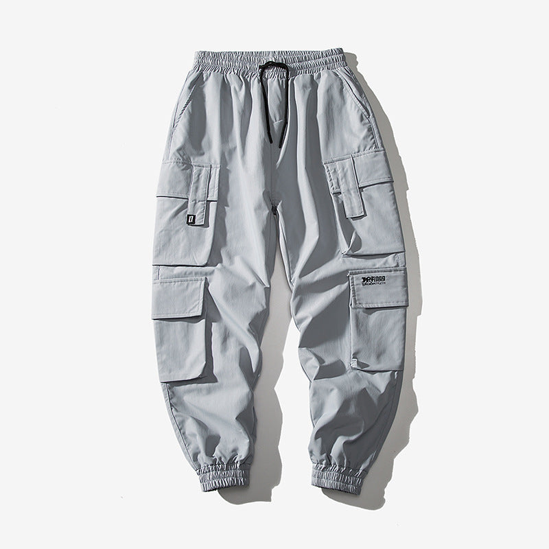 Spring functional wind boys hip hop harem pants