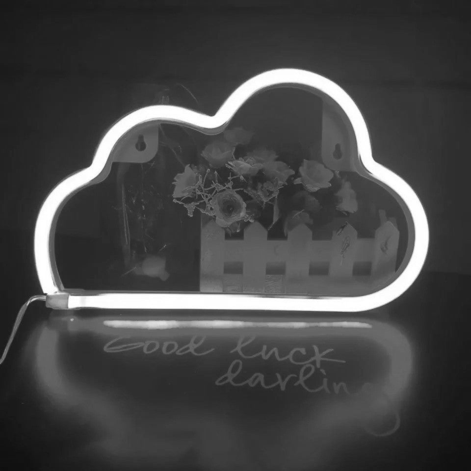 Clouds Neon Shape Night Light Decoration Wall Hanging - Minihomy