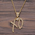 Hip Hop Necklace Letter Pendant Jewelry - Minihomy