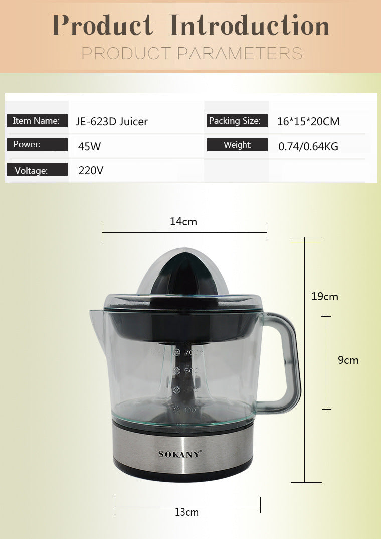 Portable Electric Blender Fruit Lemon Citrus Juicer Multi-function Milkshake Mixer Juice Maker - Minihomy