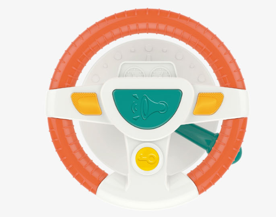 Baby Kids Eletric Simulation Steering Wheel Toy Driving Interactive Musical Educational Toy - Minihomy