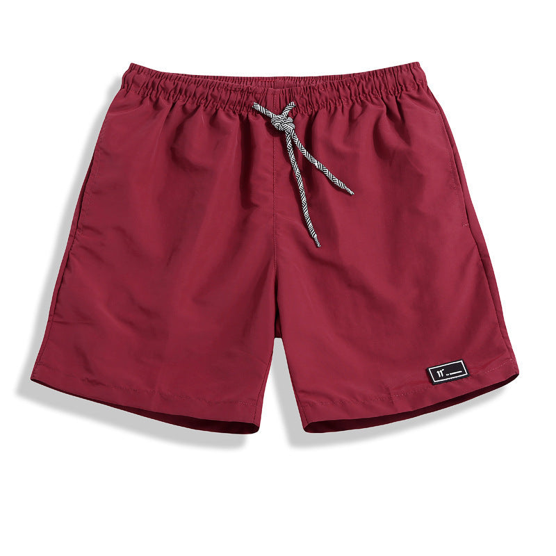 Men's Waist Tether And Quick-Drying 5-Point Casual Shorts - Minihomy