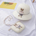 Cute Rabbit Decoration Bag with Two-Piece Straw Hat for Kids - Minihomy