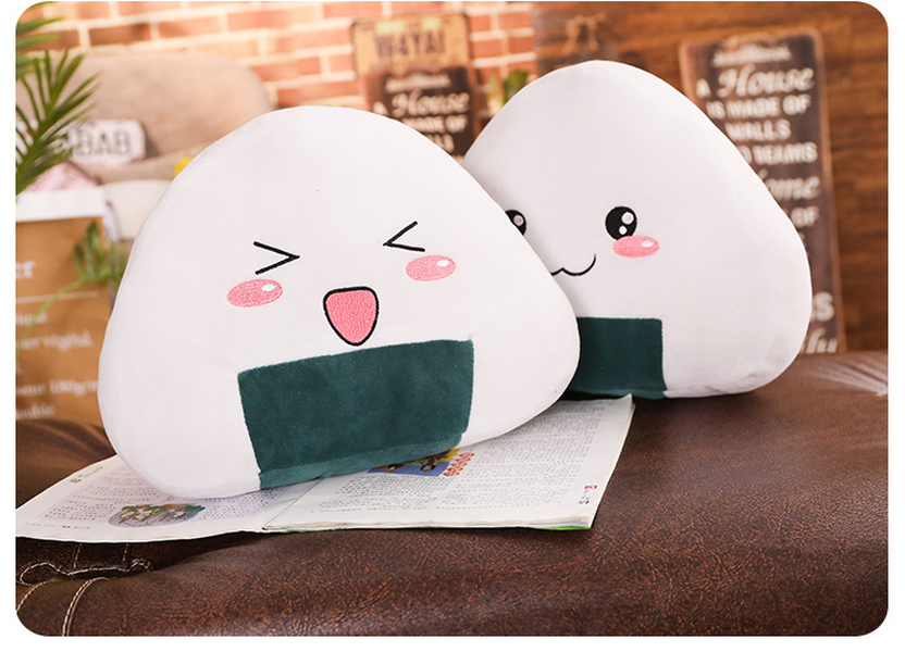 Cartoon Anime Rice Ball Plush Toy Plush Doll Large Sleeping Pillow Ragdoll Doll Children's Day Gift - Minihomy