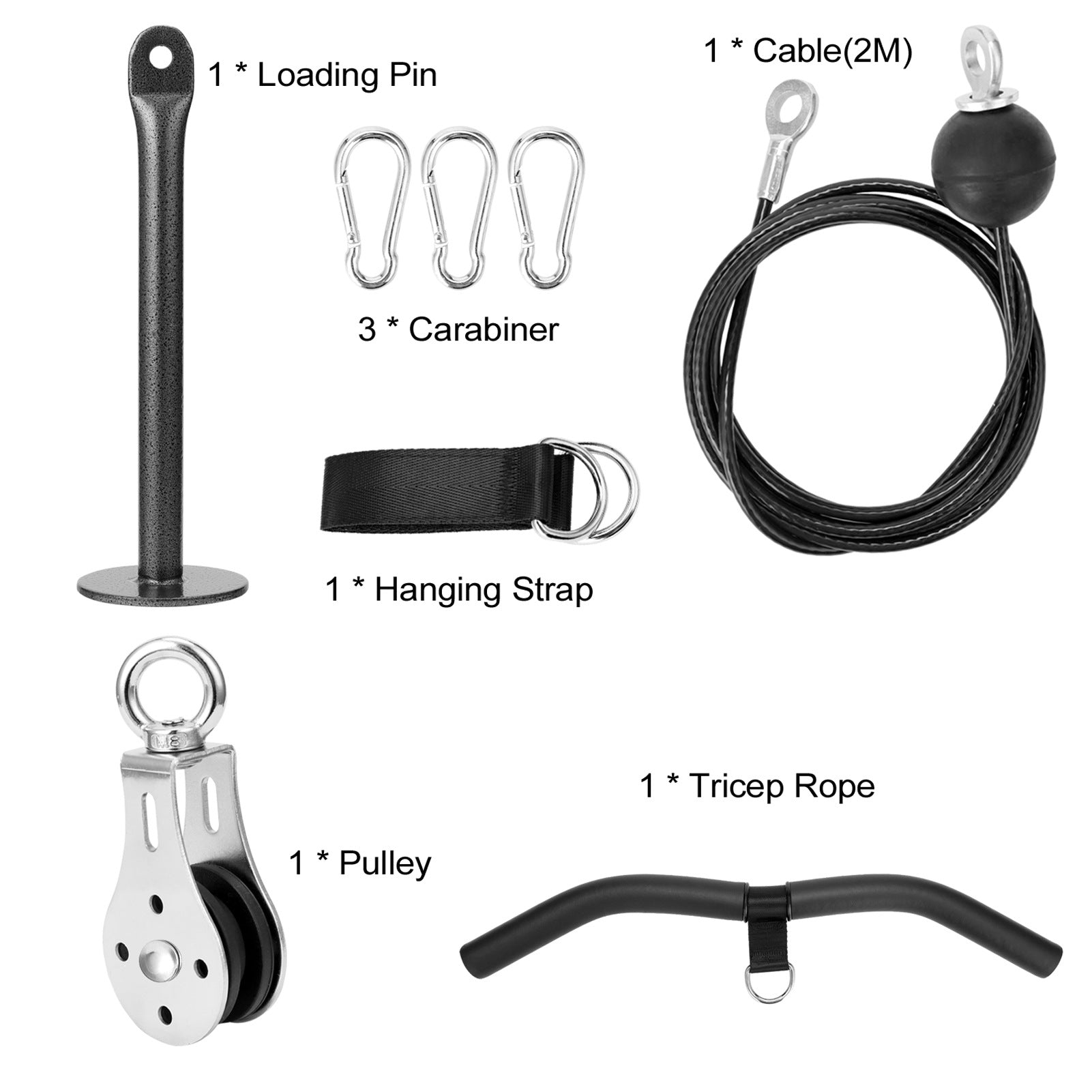 High Drop-down Gantry Pulley - Household Horizontal Bar Fitness Equipment Rally