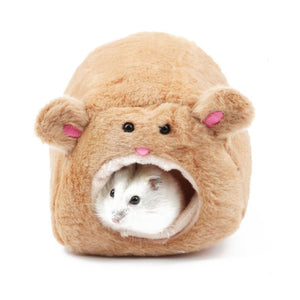 Hamster Winter Warm Products Squirrel Chinchilla Cotton Nest Bite Winter Sleeping House Small Rabbit House Appliances