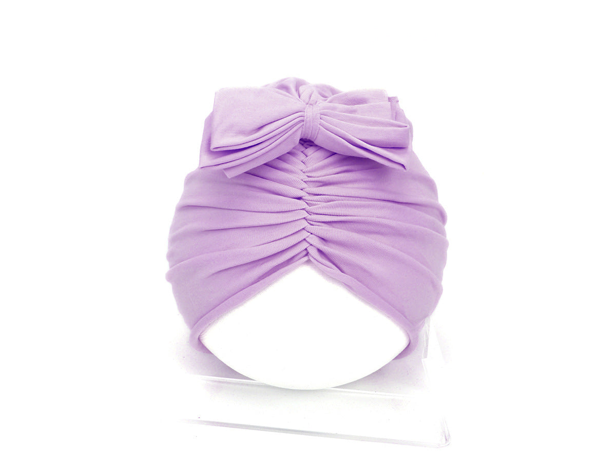 Cute Baby Hat Newborn Soft Baby Girl Hat Turban Infant Toddler Baby Cap - Minihomy