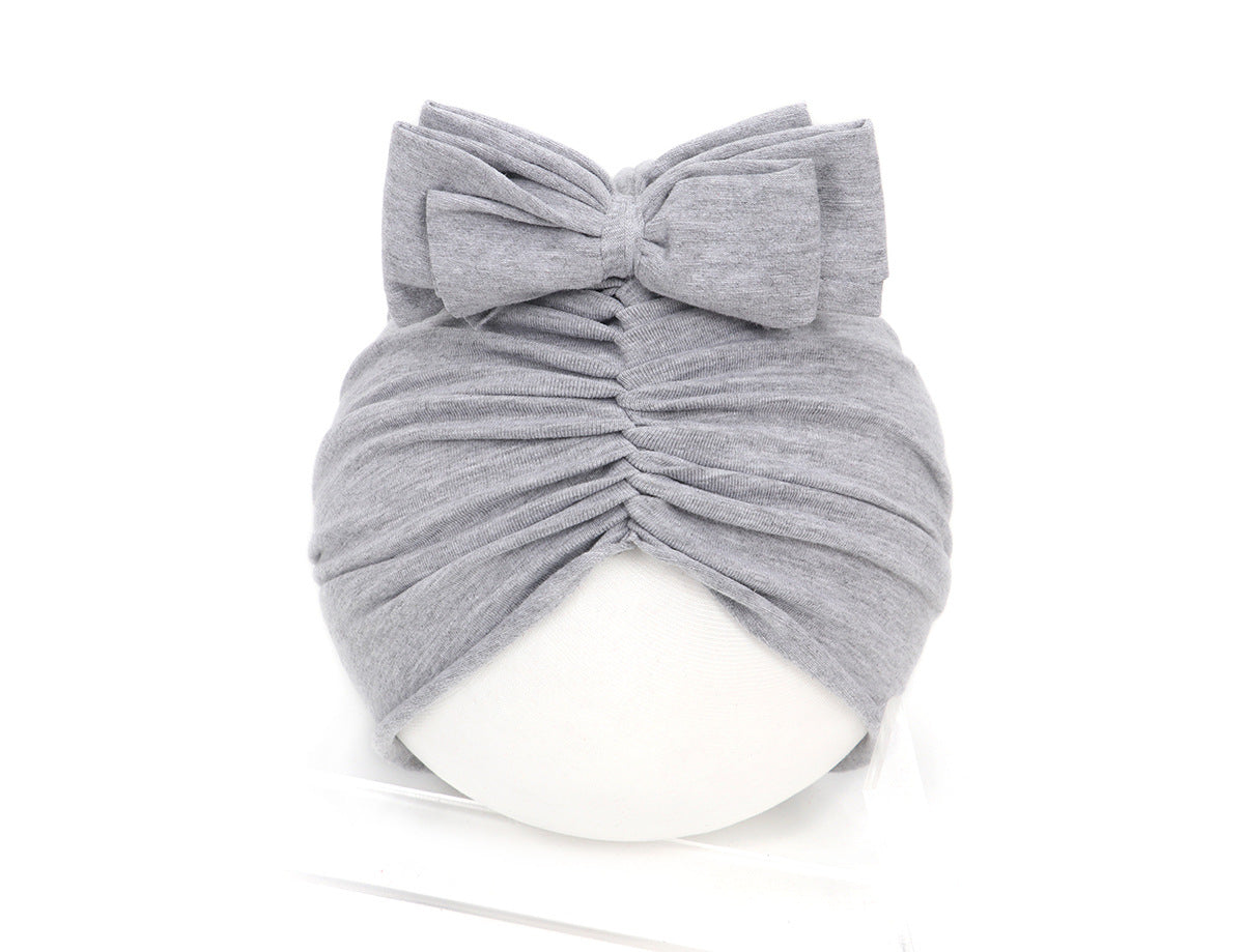 Cute Baby Hat Newborn Soft Baby Girl Hat Turban Infant Toddler Baby Cap - Minihomy