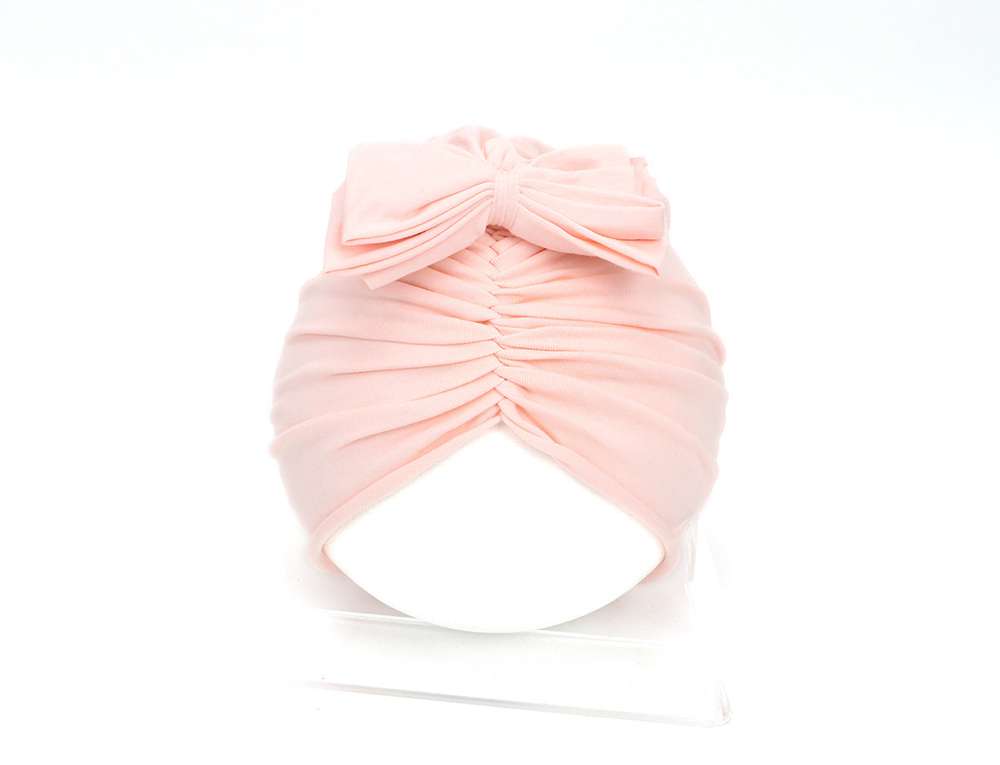 Cute Baby Hat Newborn Soft Baby Girl Hat Turban Infant Toddler Baby Cap - Minihomy