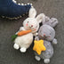 Cute Fluffy Bunny Plushies Stuffed Soft Baby Appease Toy Long Plush Hug Star Carrot Rabbit - Minihomy