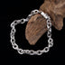 Couple Style Bracelet Female Sterling Silver Trend Retro Punk Style S925 Silver Jewelry