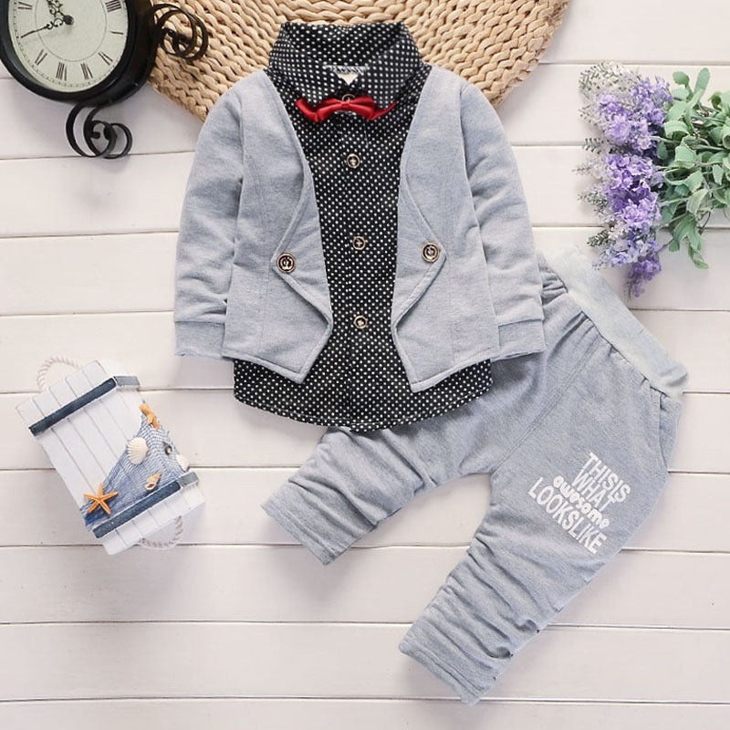 Toddler Boys Casual Suit Set Infant Boys Children Clothing Set