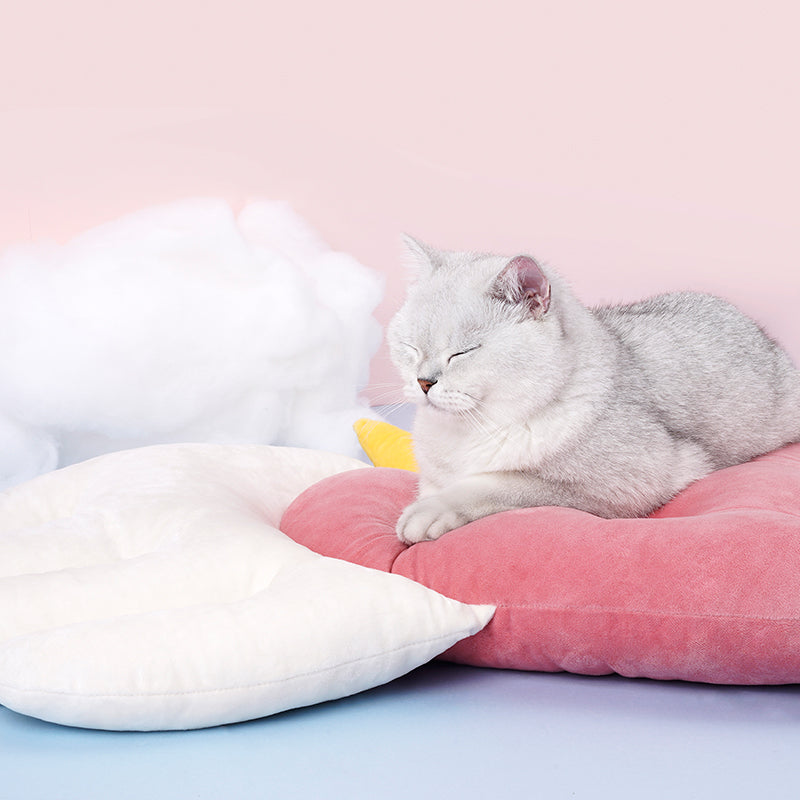 Angel Wings Love Cat Nest Sleeping Spring Warm Cat Bed Four Seasons Universal Cute Cat Nest Mat Dual-use - Minihomy