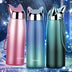 Metal Texture Gradient Color Ladies Water Cup