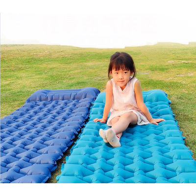 Camping Sleeping Pad Inflatable Air Mattresses Outdoor Mat Furniture Bed Ultralight Cushion Pillow Hiking Trekking