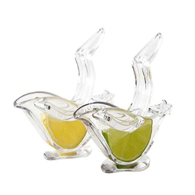 Manual Lemon Juicer Transparent Acrylic Elegance Bird Shape Lemon Slice Squeezer Kitchen Tools Gadgets - Minihomy