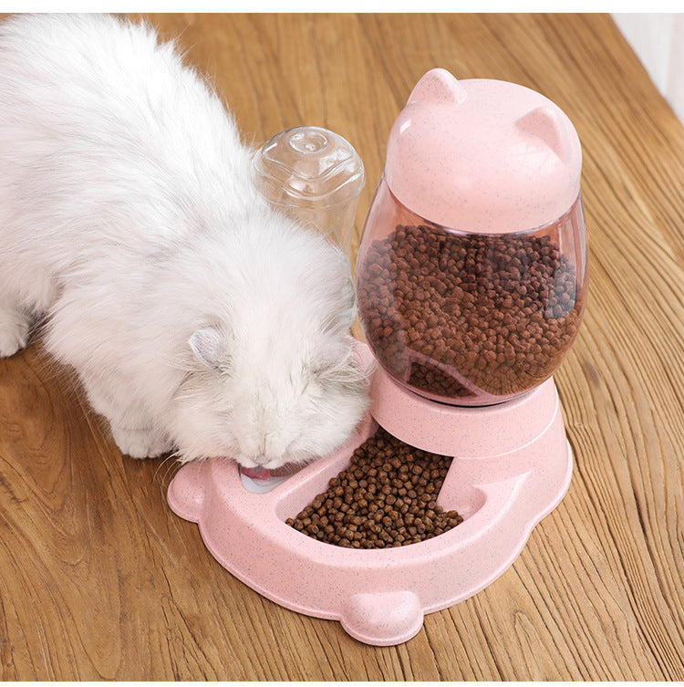 Cat Food Basin Water Automatic Feeder Dog Food Machine - Minihomy