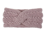 Acrylic Thick Wool Knitted Headband Diagonally Crossed Hair Accessories For Women