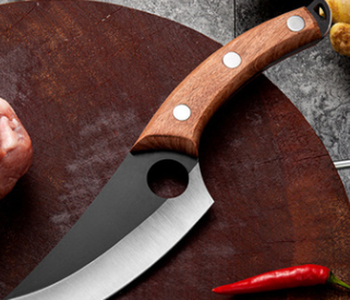 Kitchen Knife Meat Cleaver Slaughtering Butcher Knife Chopping Boning Knife Raw Fish Filleting Cooking Tool - Minihomy