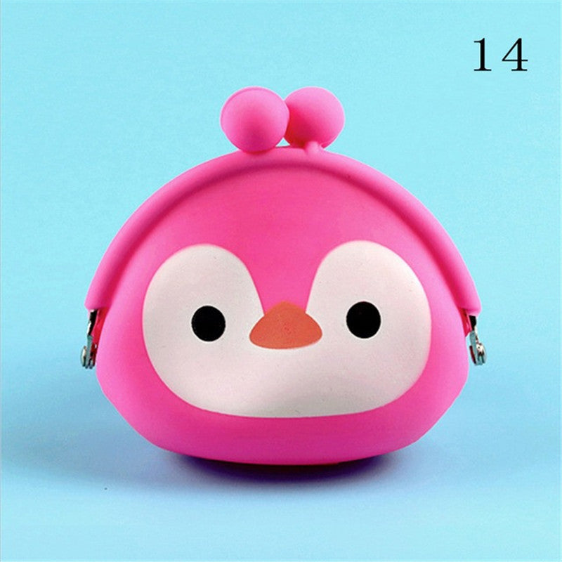 Lovely Girls Silicone Storage Animal Mini Pouch Coin Bags