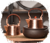 Red Copper Household Tea Pot, Tea Set, Electric Ceramic Stove Type Copper Pot