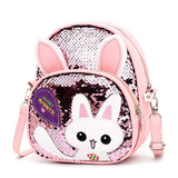 Cute Bunny Sequined One-shoulder Backpack