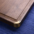 Handmade Walnut Solid Wood Tray Brass Tea Tray Household - Minihomy