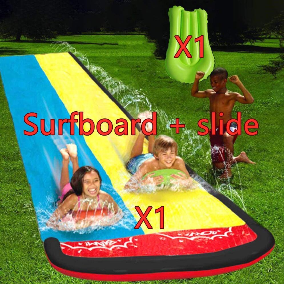 Children Double Surf Water Slide Outdoor Toy - Minihomy