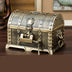 European Style Retro Metal Craft With Lock Jewelry Box - Minihomy