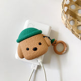 Cartoon Hat Dog Suitable For Apple Airpods Headset Protective Case