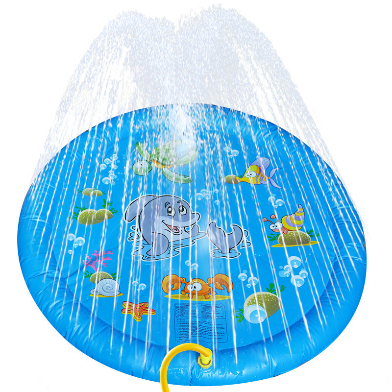 Kid Pet Simulation Sea Level Outdoor Inflatable Splash Mat Water Spray Game pad