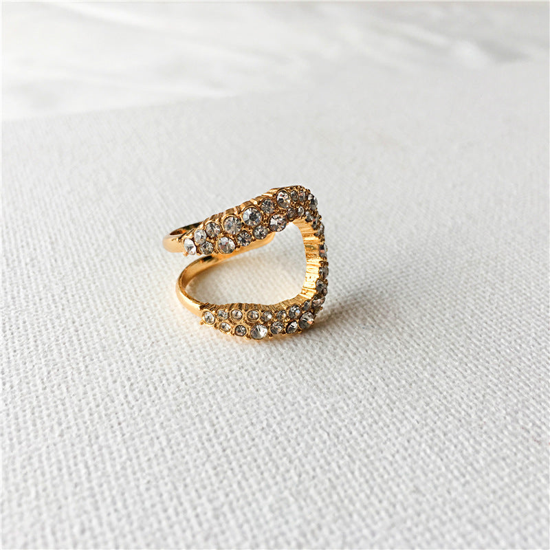 Gradient Crescent Pearl Ring - Minihomy