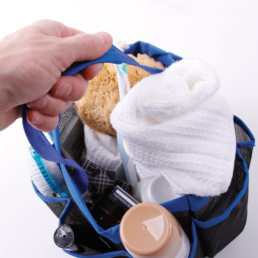 Mesh bathroom storage bag