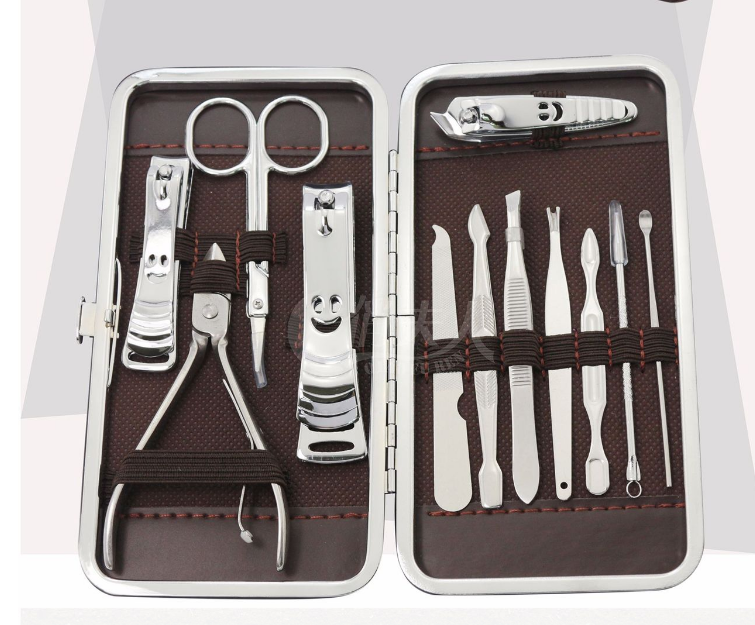 Nail Manicure Kit Nail Scissors Manicure 12 Piece Nail Clipper Set - Minihomy