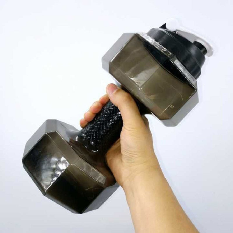 PET Material Gym Large-capacity Dumbbell Water Bottle - Minihomy