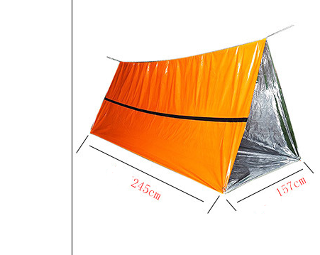 PE Aluminum Film Thermal Insulation Windproof And Cold Resistant Emergency Sleeping Bag