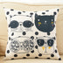 Cool Cat Cartoon Cushion Cover Lovely cartoon couch pillowcase - Minihomy