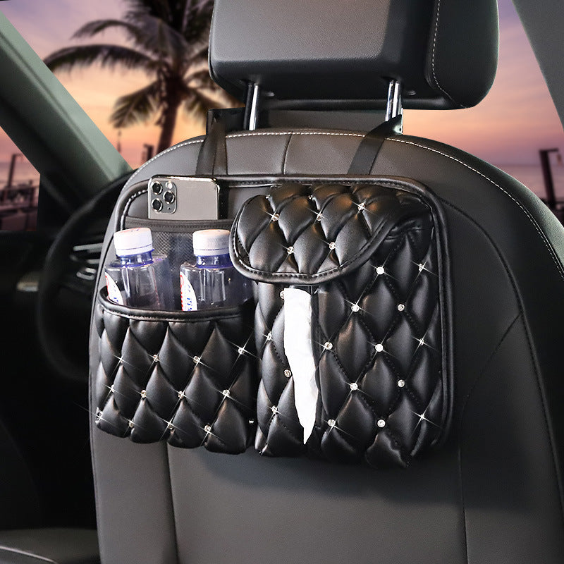 Car Storage Paper Towel Chair Back Storage Bag