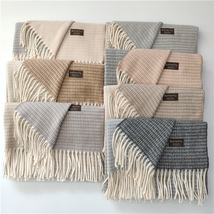 Imitation Cashmere Scarf Couple Scarf - Minihomy