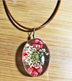 Dried Eternal Flower Specimens Necklaces - Minihomy