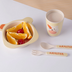 Bamboo fiber tableware children tableware