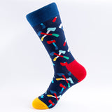 Street skateboarding personality forest series men's socks