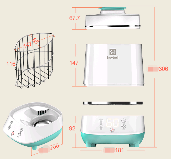 Baby bottle sterilizer with drying multi-function - Minihomy